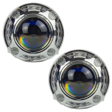 Маски для лінз MS A-106 3.0" Silver White+Yellow к-т.