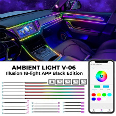 Ambient Light V-06 Illusion 18-light APP Black Edition к-т.
