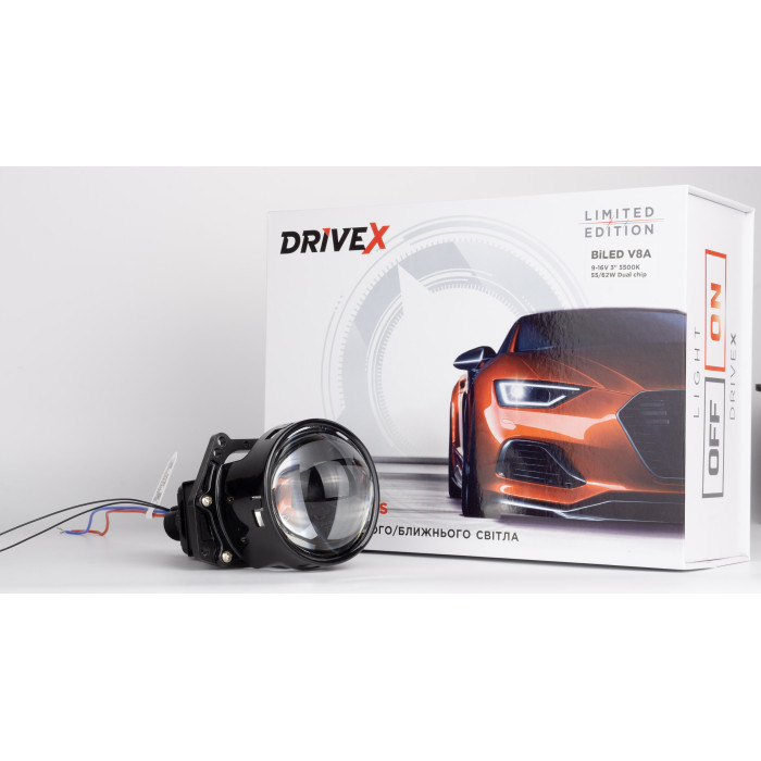 BiLED V8A 3,0"55/62W 5500K к-т.