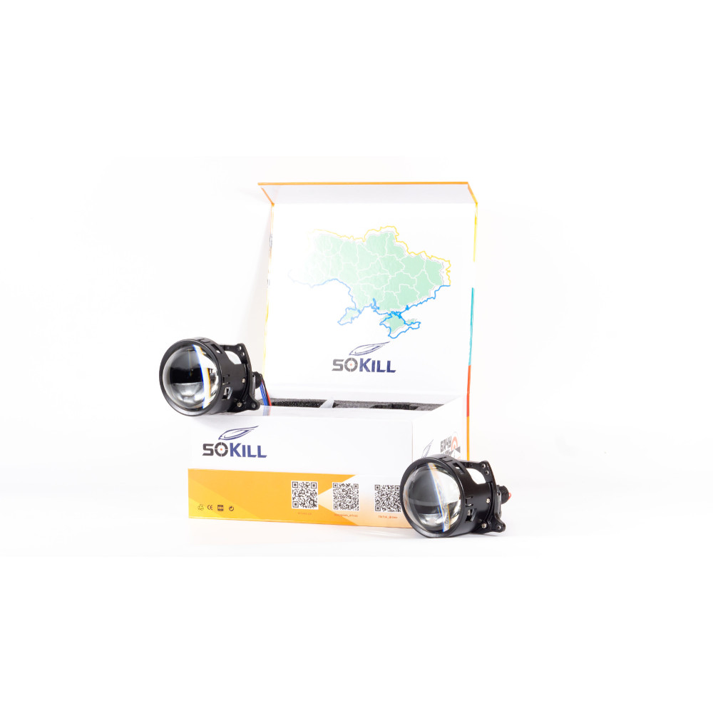 SoKill BiLED F16 3.0" 55/65W 6K к-т.