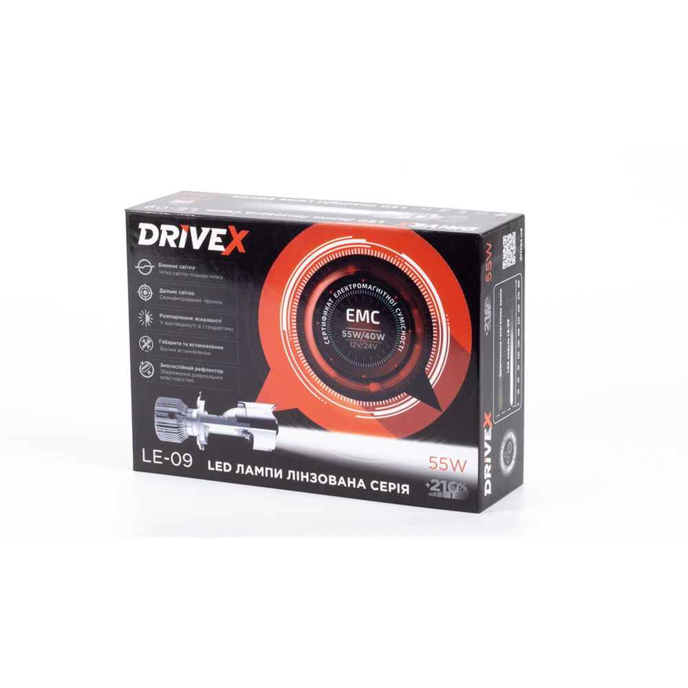 LE-09 HB4 50W 9-16V 6000K к-т.