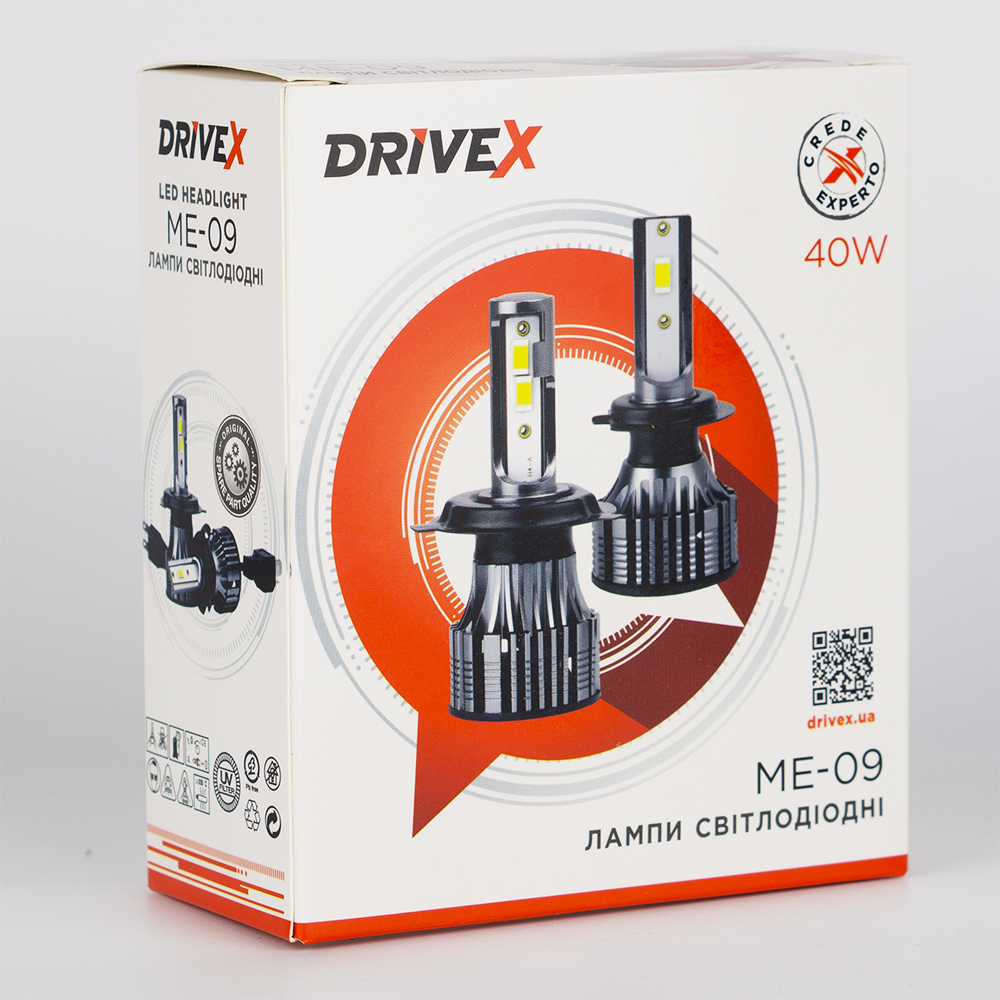 ME-09 H1 5500K 40W 9-32V LED к-т.