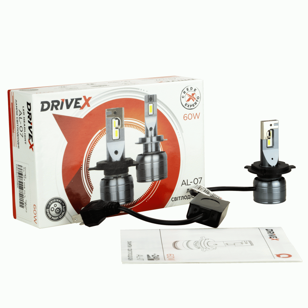 AL-07 H7 60W 6000K LED к-т.