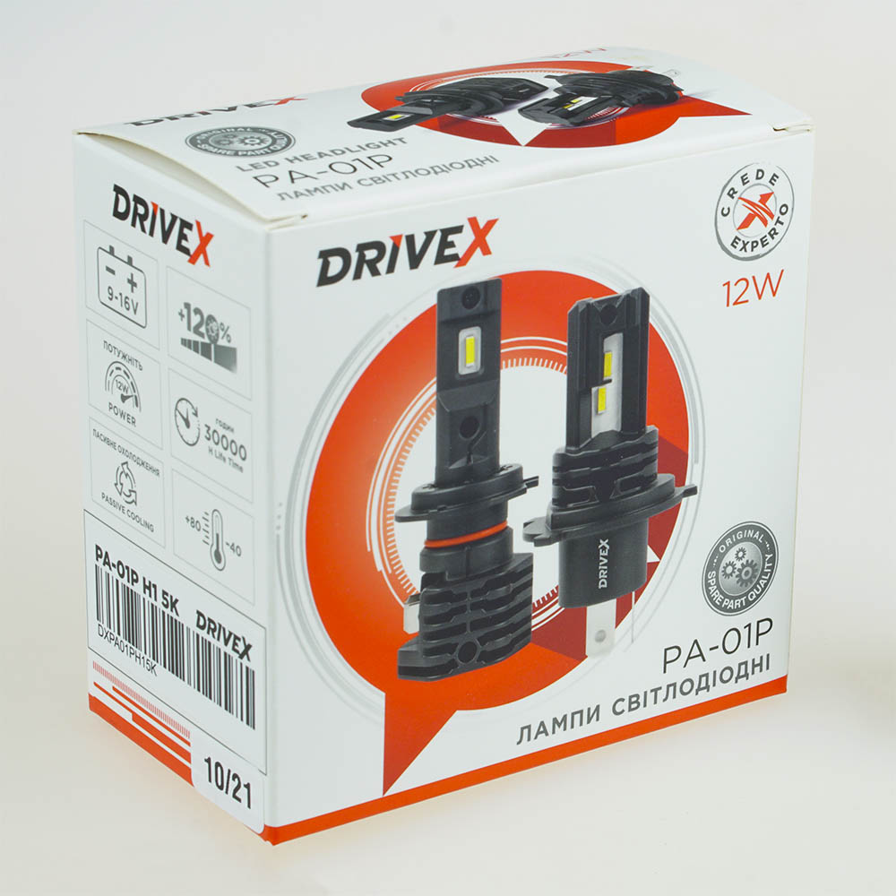 PA-01P 9012 12W 9-32V 5000K LED к-т.