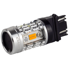 Glow FAN5 T25(2) Amber 12V 5/30W 350/835Lm 3157/P27/7W base-16mm USA A