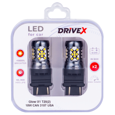 Glow X1 T25(2) 12-24V 10W CAN 1200Lm 3157/P27/7W base-16mm USA к-т.