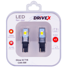 Glow I4 T15 12-24V CAN 5W 1000Lm W16W base-10mm к-т.