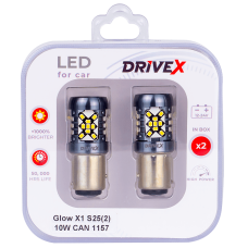 Glow X1 S25(2) 12-24V 10W CAN 1200Lm 1157/P21/5W BAY15D d-15mm к-т.
