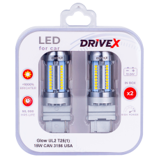 Glow UL2 T25(1) 12V 15W CAN 2600Lm 3156/P27W base-16mm USA к-т.