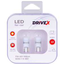 T10-201 100Lm 3030-1 9-36V W5W base-10mm к-т.