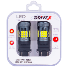 Glow FAN1 T25(2) 9-48V 30W CAN 3000Lm 3157/P27/7W base-16mm USA к-т.