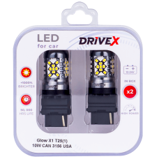 Glow X1 T25(1) 12-24V 10W CAN 1200Lm 3156/P27W base-16mm USA к-т.
