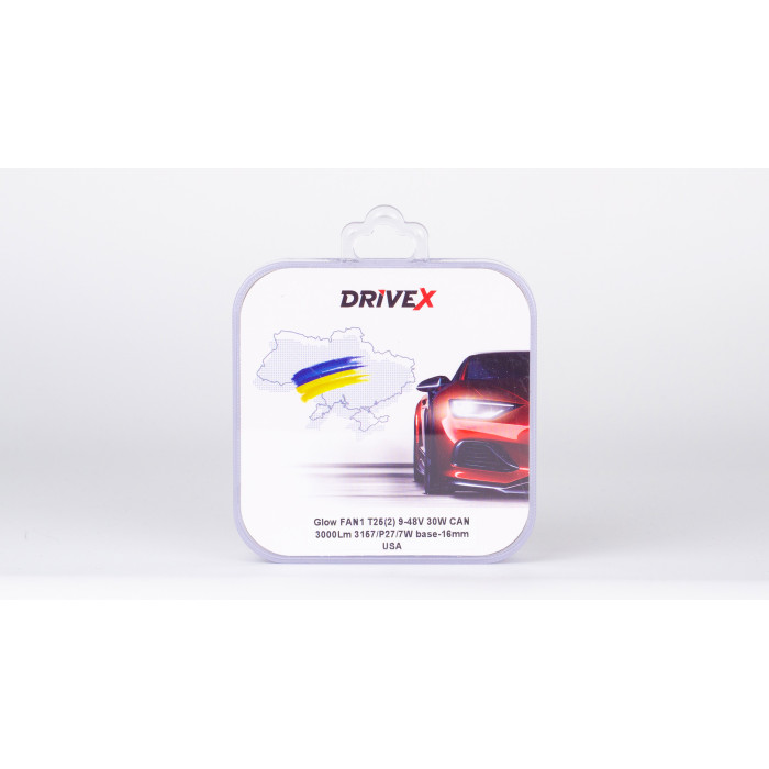 Glow FAN1 T25(2) 9-48V 30W CAN 3000Lm 3157/P27/7W base-16mm USA к-т.
