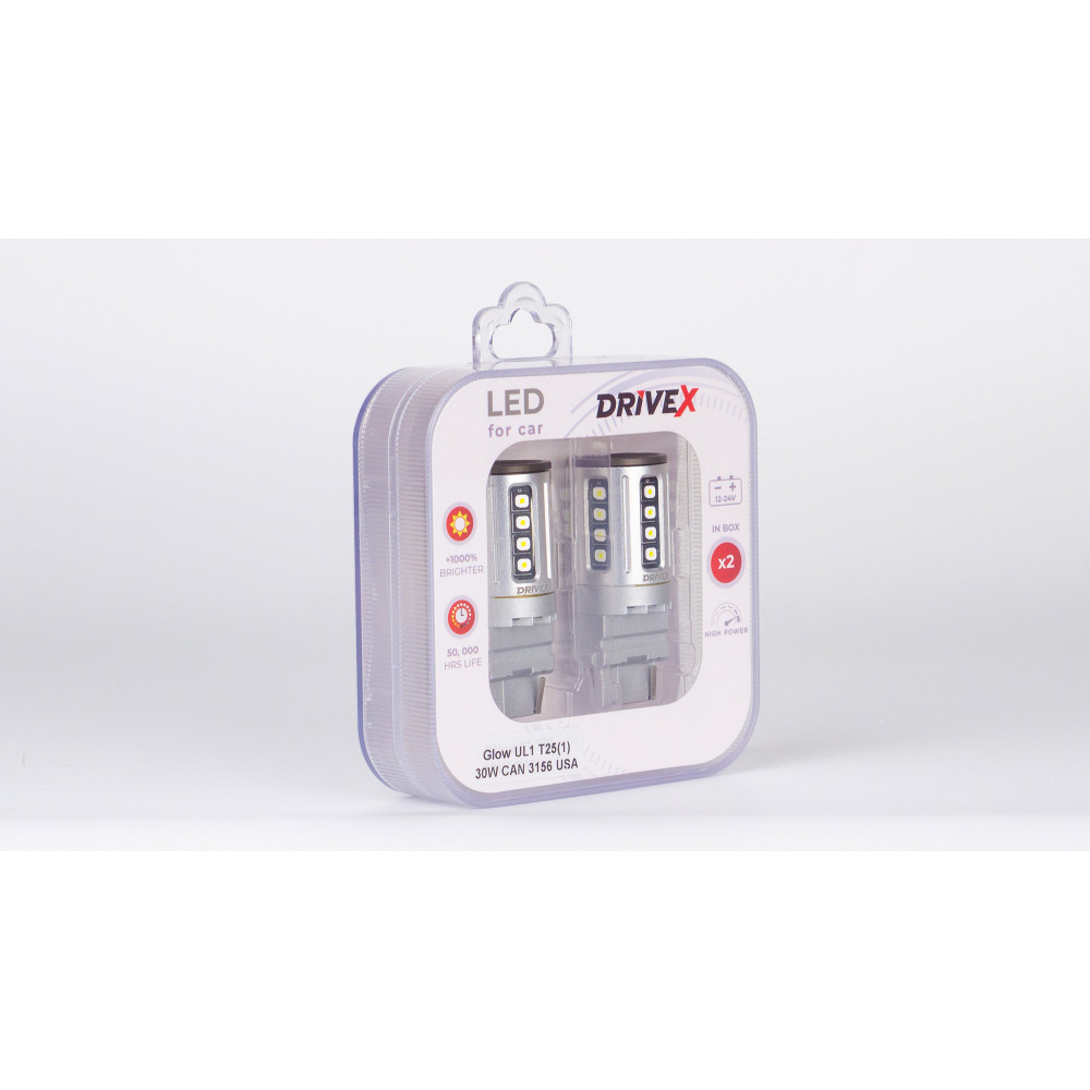 Glow UL1 T25(1) 9-48V 30W CAN 2600Lm 3156/P27W base-16mm USA к-т.