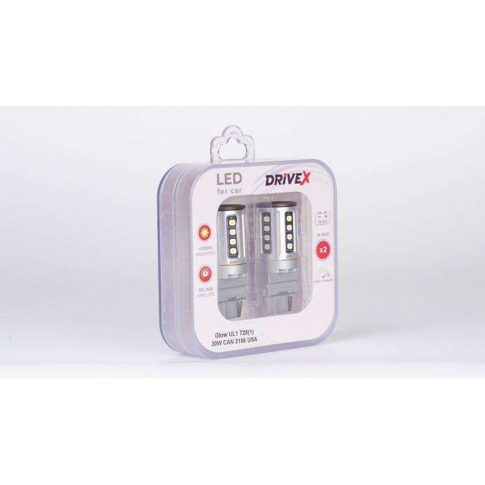 Glow UL1 T25(1) 9-48V 30W CAN 2600Lm 3156/P27W base-16mm USA к-т.