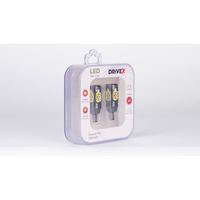 Glow X1 T15 12-24V 10W CAN 1000Lm W16W d-10mm к-т.