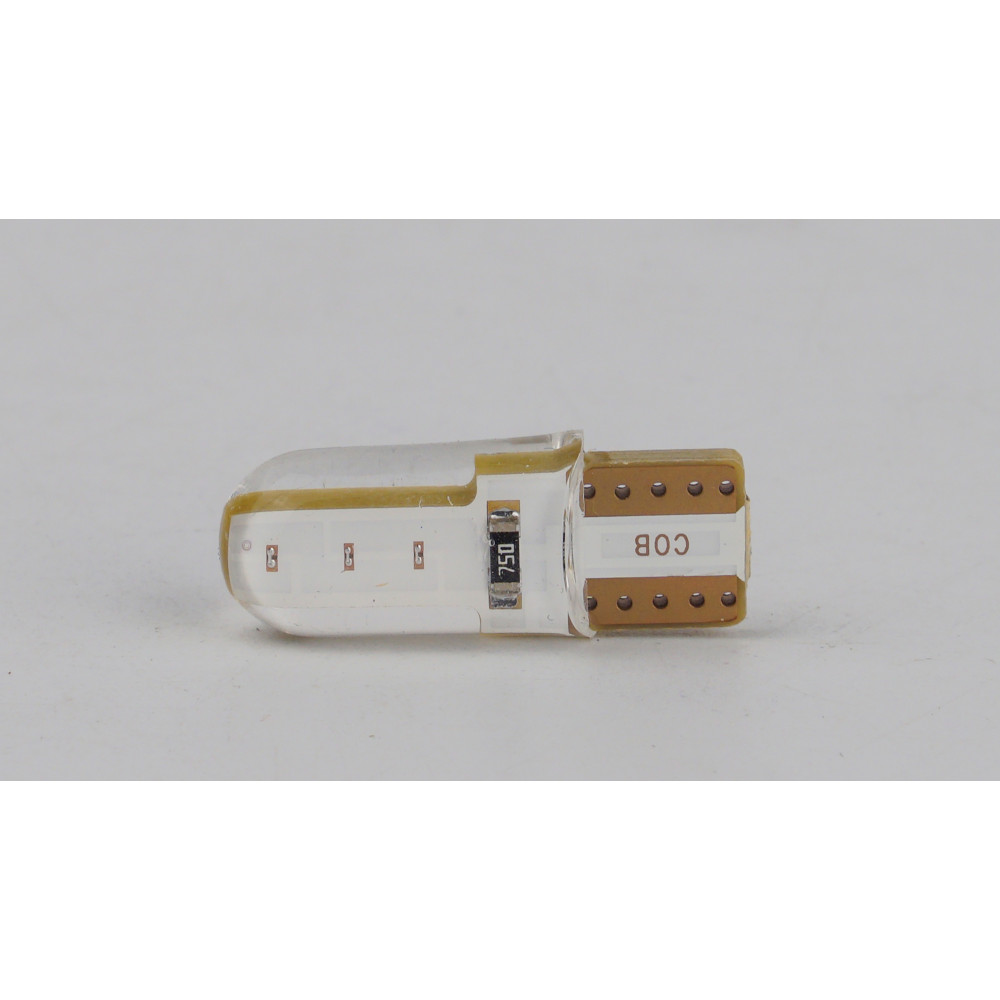 T10-035 Blue COB 0.8W 15Lm 12V W5W base-10mm C