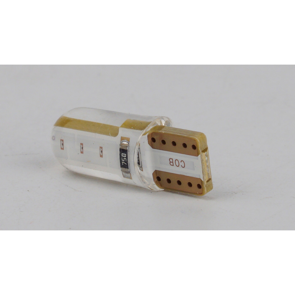 T10-035 Blue COB 0.8W 15Lm 12V W5W base-10mm C