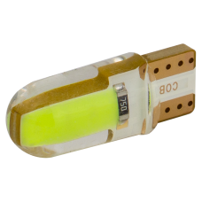 T10-035 Green COB 0.8W 60Lm 12V W5W base-10mm C