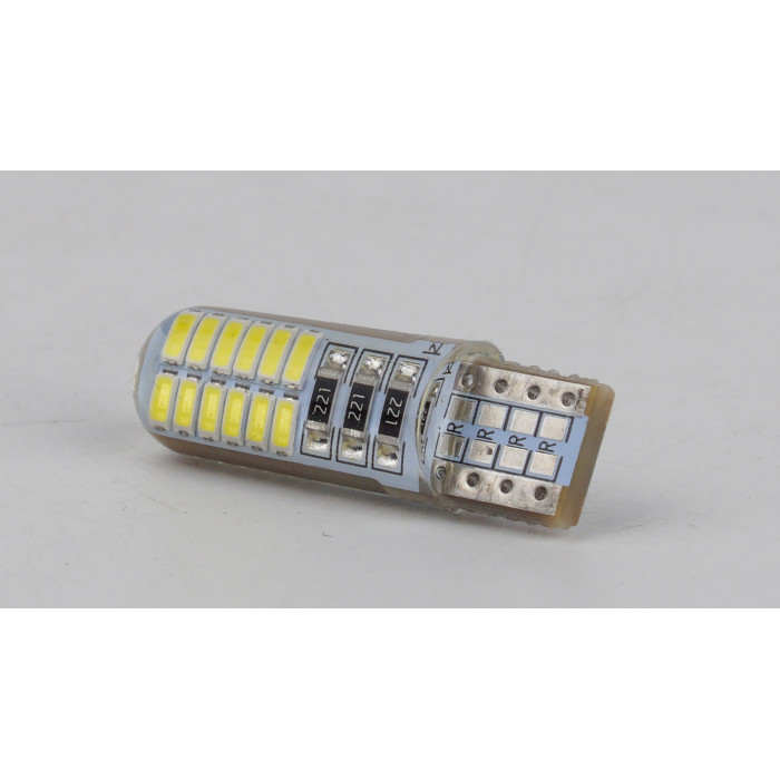T10-065 1.3W 60Lm 12V Silicon W5W base-10mm C