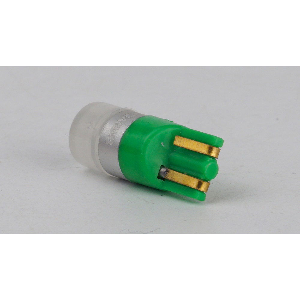 T10-201n Green 45Lm 3030-1 9-36V W5W base-10mm C