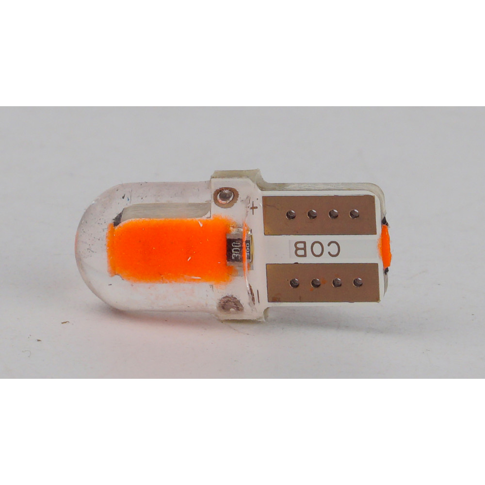 T10-218 Red 12V 0.3W 2Lm W5W base-10mm C