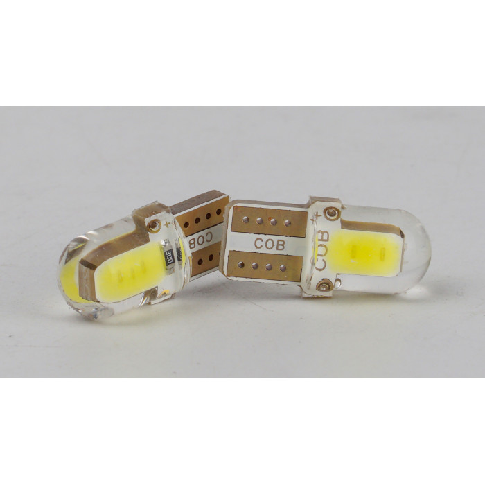 T10-218 White 12V 0.3W 25Lm W5W base-10mm C