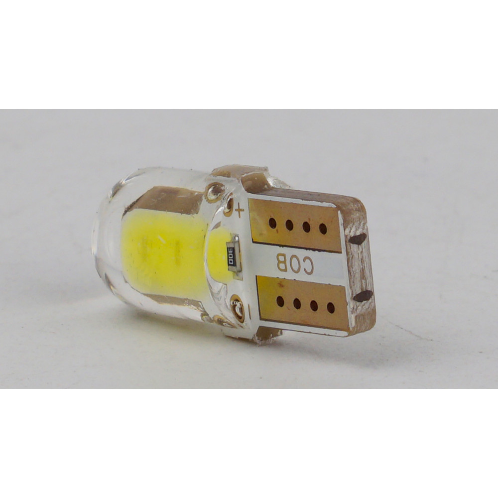 T10-218 White 12V 0.3W 25Lm W5W base-10mm C