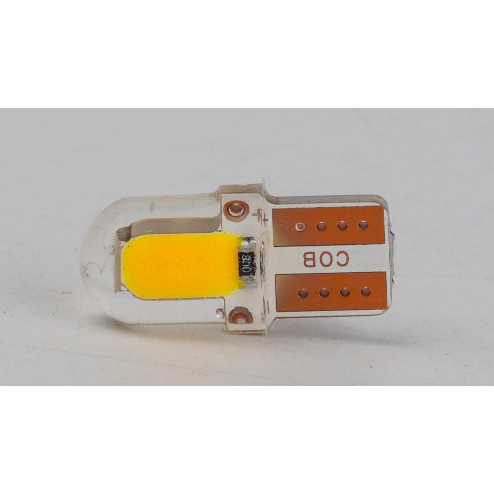 T10-218 Yellow 12V 0.3W 15Lm W5W base-10mm C