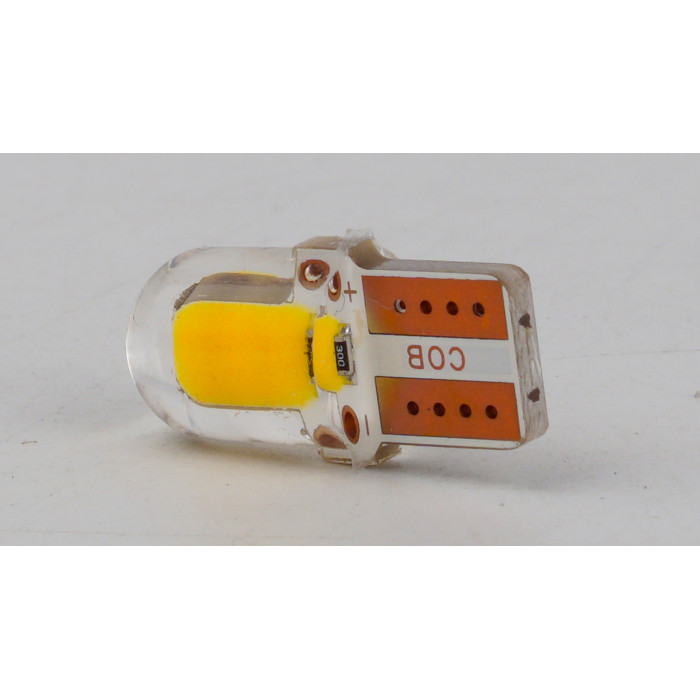 T10-218 Yellow 12V 0.3W 15Lm W5W base-10mm C
