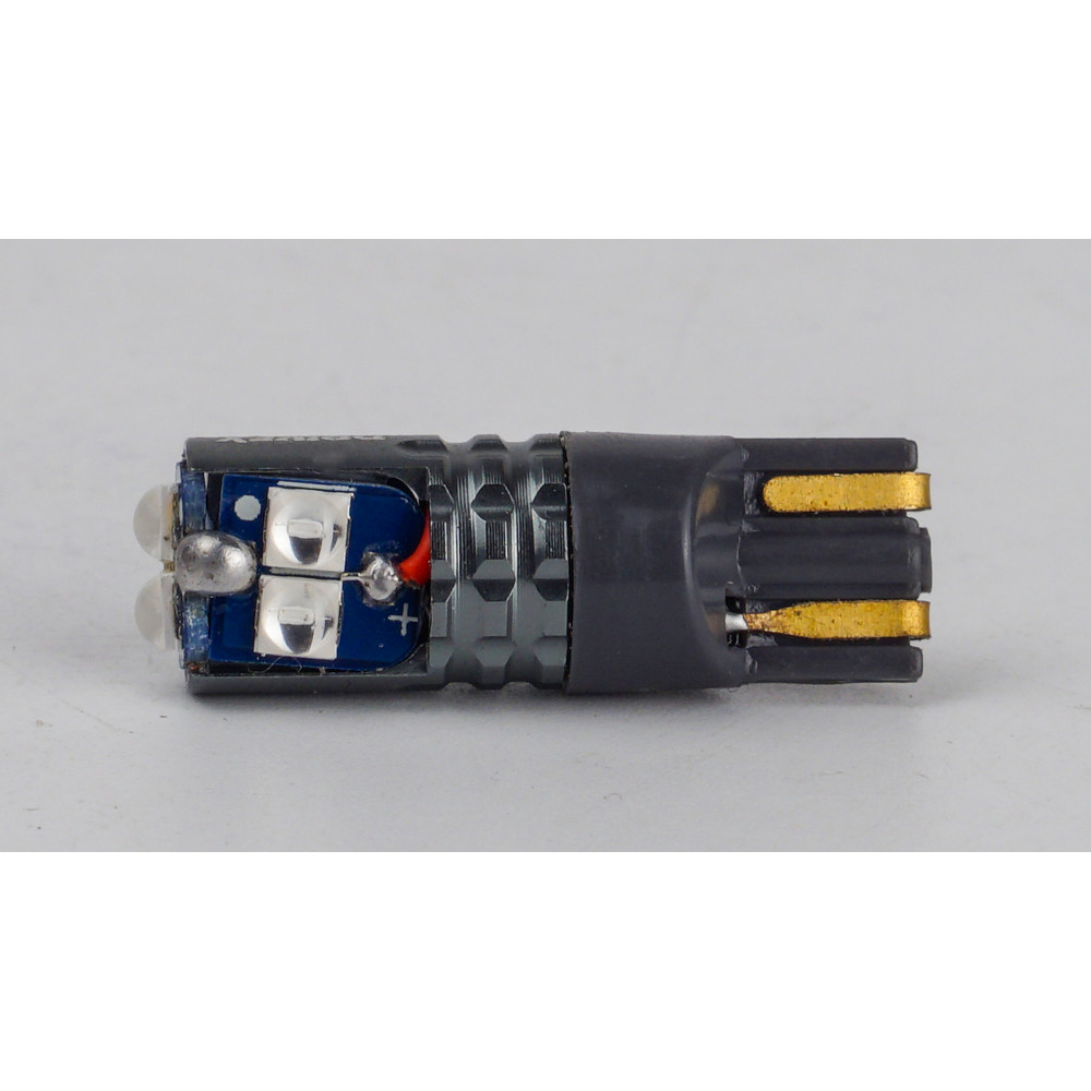 T10-228 Blue 12-24V 1.7W 65Lm W5W base-10mm B