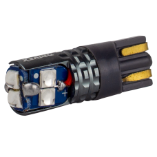 T10-228 Blue 12-24V 1.7W 65Lm W5W base-10mm B
