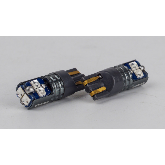 T10-228 Blue 12-24V 1.7W 65Lm W5W base-10mm B