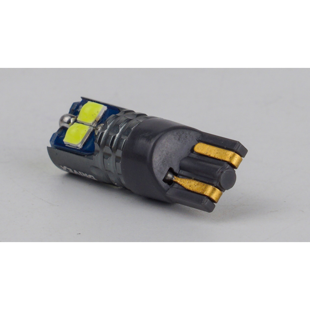 T10-228 Green 12-24V 1.7W 220Lm W5W base-10mm B