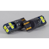 T10-228 Green 12-24V 1.7W 220Lm W5W base-10mm B