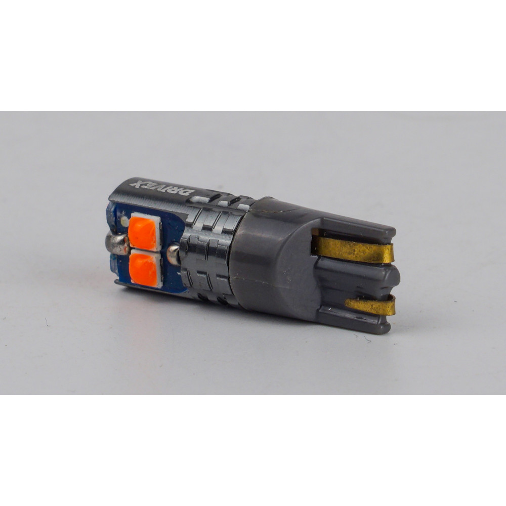 T10-228 Red 12-24V 1.7W 15Lm W5W base-10mm B