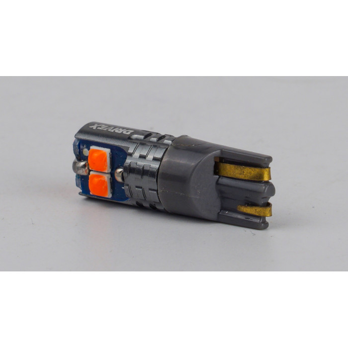 T10-228 Red 12-24V 1.7W 15Lm W5W base-10mm B