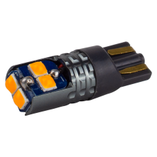 T10-228 Yellow 12-24V 1.7W 75Lm W5W base-10mm B
