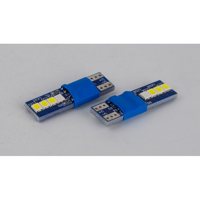 T10-230 Blue 12V 0.6W 30Lm W5W base-10mm C