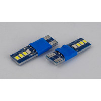 T10-230 Green 12V 0.6W 30Lm W5W base-10mm C