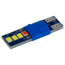 T10-230 Red 12V 0.6W 30Lm W5W base-10mm C