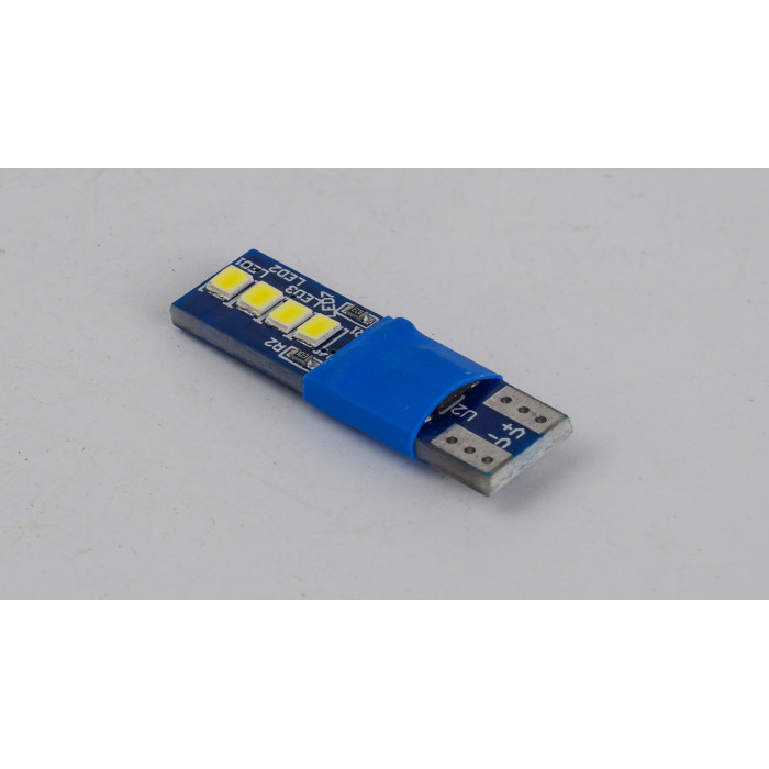 T10-230 White 12V 0.6W 30Lm W5W base-10mm C