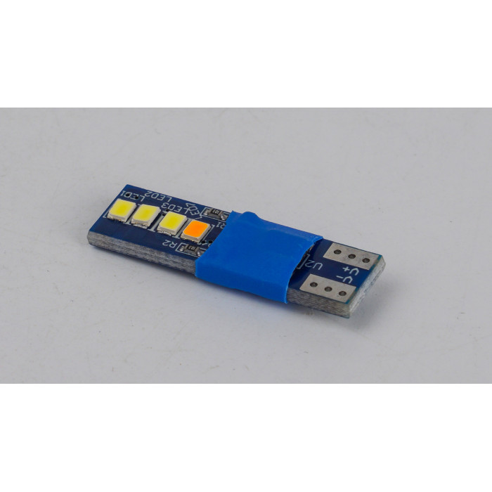 T10-230 Yellow 12V 0.6W 30Lm W5W base-10mm C