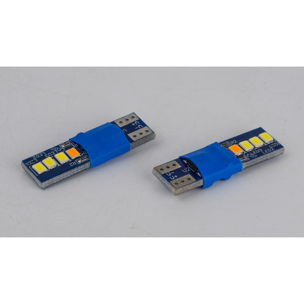 T10-230 Yellow 12V 0.6W 30Lm W5W base-10mm C