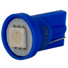 T10-244 Blue 12V 0.3W 5Lm W5W base-10mm C