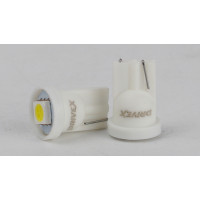 T10-244 White 12V 0.3W 10Lm W5W base-10mm C