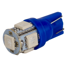 T10-265 Blue 12V 0.7W 10Lm W5W base-10mm C
