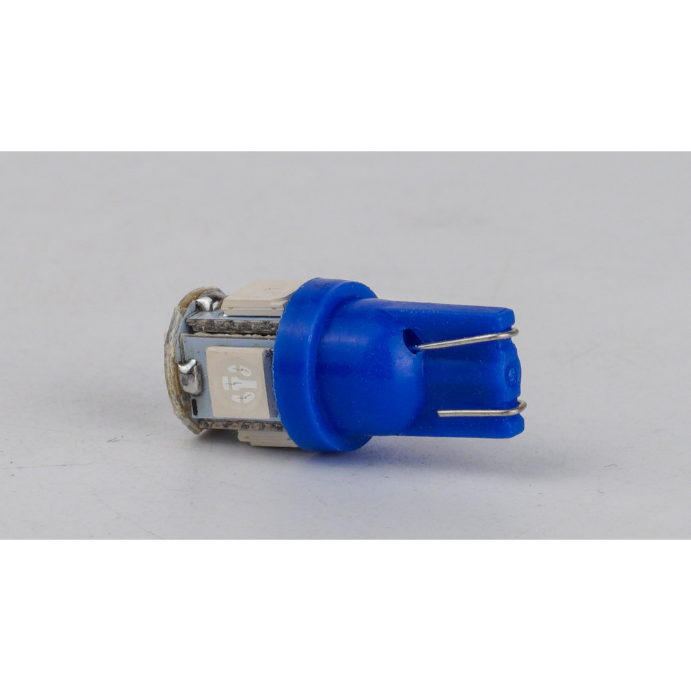 T10-265 Blue 12V 0.7W 10Lm W5W base-10mm C