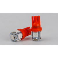 T10-265 Red 12V 0.7W 1Lm W5W base-10mm C