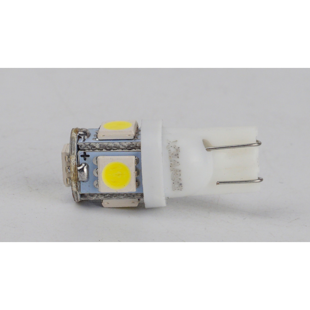 T10-265 White 12V 0.7W 35Lm W5W base-10mm C